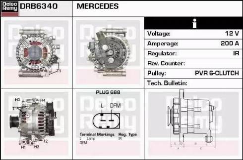 Remy DRB6340 - Генератор avtokuzovplus.com.ua