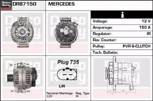 Remy DRB7150 - Генератор autodnr.net