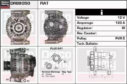 Remy DRB8050 - Генератор autodnr.net