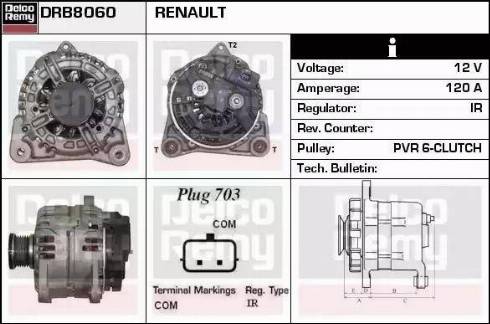 Remy DRB8060 - Генератор autodnr.net