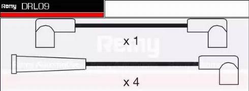 Remy DRL09 - Комплект проводов зажигания autodnr.net