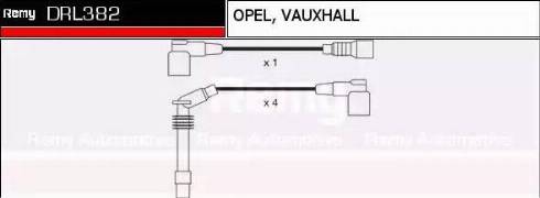 Remy DRL382 - Комплект проводов зажигания autodnr.net