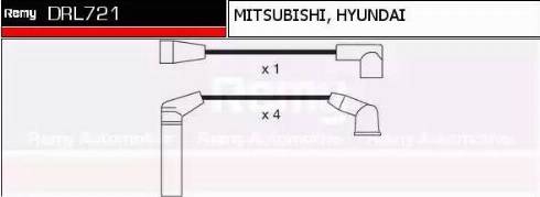 Remy DRL721 - Комплект проводов зажигания autodnr.net