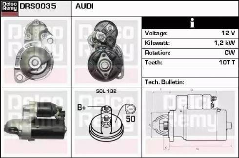 Remy DRS0035 - Стартер autodnr.net