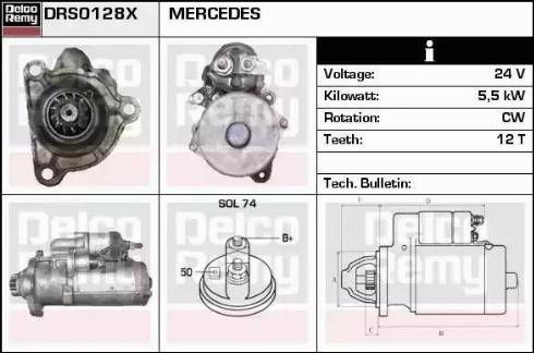 Remy DRS0128X - Стартер autodnr.net