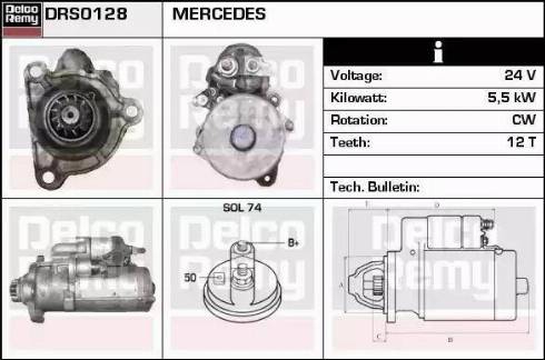 Remy DRS0128 - Стартер autodnr.net