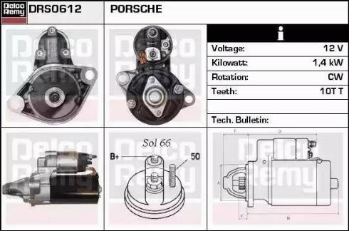 Remy DRS0612 - Стартер autocars.com.ua