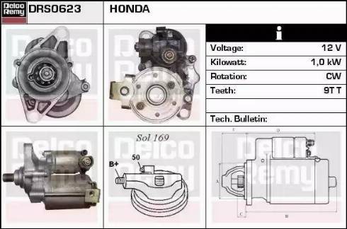 Remy DRS0623 - Стартер autodnr.net
