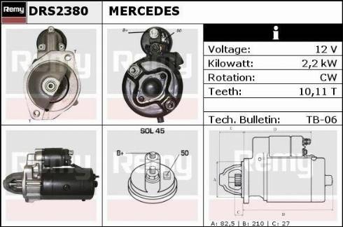 Remy DRS2380X - Стартер autocars.com.ua