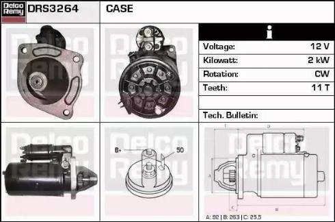 Remy DRS3264 - Стартер autocars.com.ua