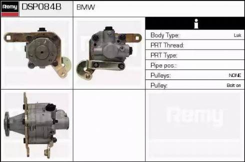 Remy DSP084B - Гидравлический насос, рулевое управление, ГУР avtokuzovplus.com.ua