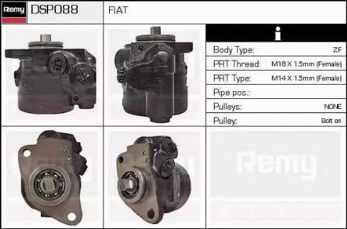 Remy DSP088 - Гидравлический насос, рулевое управление, ГУР autodnr.net