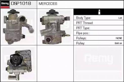 Remy DSP1018 - Гідравлічний насос, рульове управління, ГУР autocars.com.ua