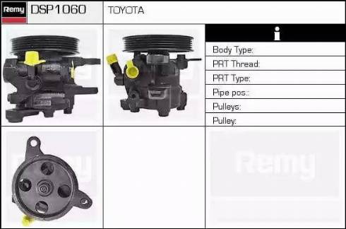 Remy DSP1060 - Гідравлічний насос, рульове управління, ГУР autocars.com.ua