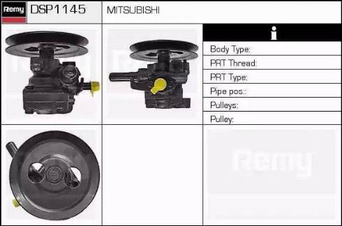 Remy DSP1145 - Гідравлічний насос, рульове управління, ГУР autocars.com.ua