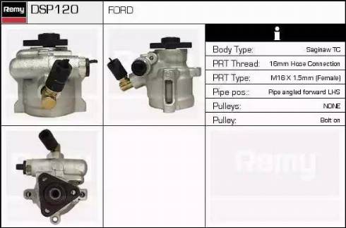 Remy DSP120 - Гидравлический насос, рулевое управление, ГУР avtokuzovplus.com.ua