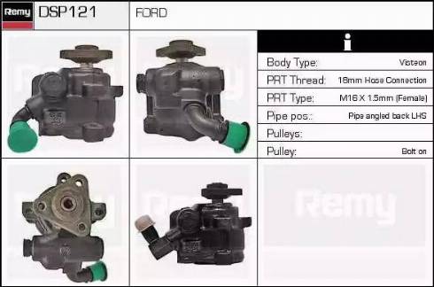 Remy DSP121 - Гидравлический насос, рулевое управление, ГУР avtokuzovplus.com.ua