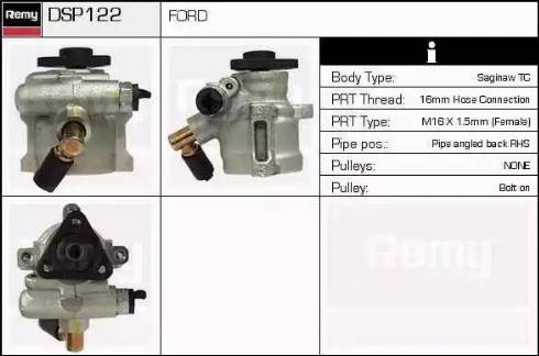 Remy DSP122 - Гидравлический насос, рулевое управление, ГУР avtokuzovplus.com.ua