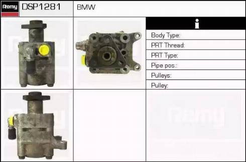 Remy DSP1281 - Гідравлічний насос, рульове управління, ГУР autocars.com.ua