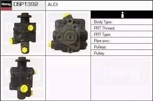 Remy DSP1392 - Гідравлічний насос, рульове управління, ГУР autocars.com.ua