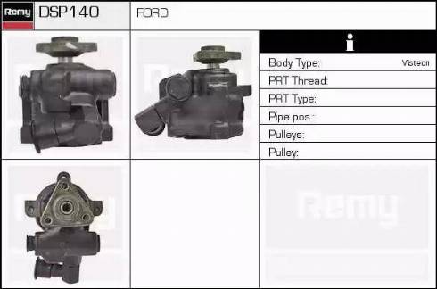 Remy DSP140 - Гідравлічний насос, рульове управління, ГУР autocars.com.ua