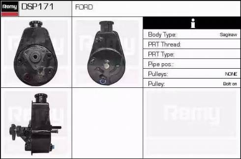 Remy DSP171 - Гідравлічний насос, рульове управління, ГУР autocars.com.ua