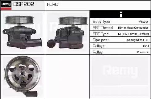 Remy DSP202 - Гідравлічний насос, рульове управління, ГУР autocars.com.ua