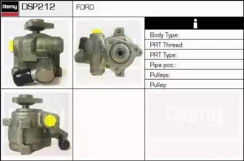 Remy DSP212 - Гідравлічний насос, рульове управління, ГУР autocars.com.ua