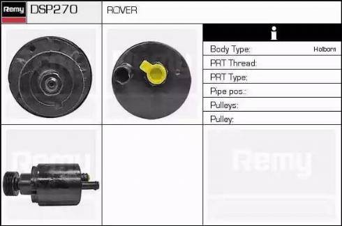 Remy DSP270 - Гідравлічний насос, рульове управління, ГУР autocars.com.ua