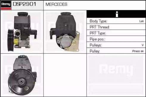 Remy DSP2901 - Гидравлический насос, рулевое управление, ГУР autodnr.net