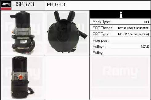 Remy DSP373 - Гідравлічний насос, рульове управління, ГУР autocars.com.ua