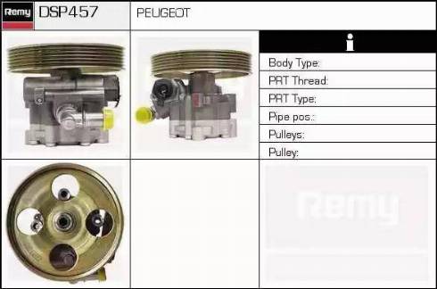 Remy DSP457 - Гидравлический насос, рулевое управление, ГУР avtokuzovplus.com.ua