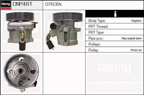 Remy DSP461 - Гидравлический насос, рулевое управление, ГУР avtokuzovplus.com.ua