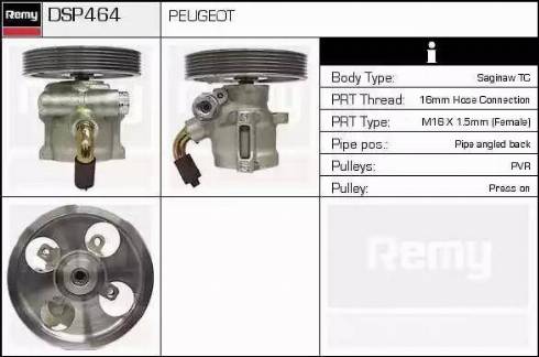 Remy DSP464 - Гидравлический насос, рулевое управление, ГУР autodnr.net