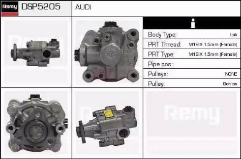 Remy DSP5205 - Гидравлический насос, рулевое управление, ГУР autodnr.net