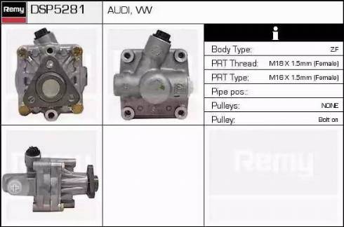 Remy DSP5281 - Гидравлический насос, рулевое управление, ГУР autodnr.net