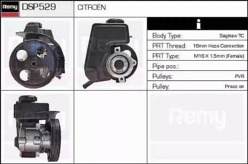 Remy DSP529 - Гидравлический насос, рулевое управление, ГУР autodnr.net