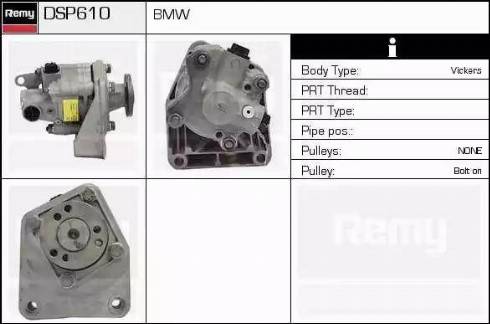 Remy DSP610 - Гідравлічний насос, рульове управління, ГУР autocars.com.ua