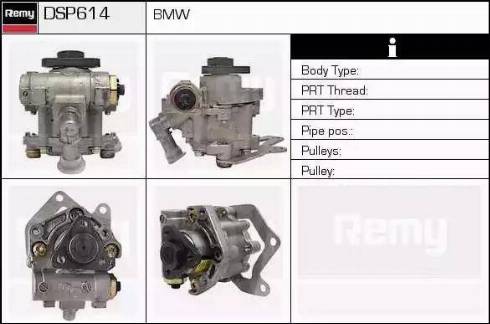 Remy DSP614 - Гідравлічний насос, рульове управління, ГУР autocars.com.ua