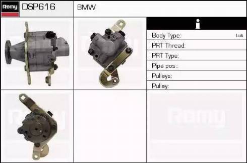 Remy DSP616 - Гідравлічний насос, рульове управління, ГУР autocars.com.ua