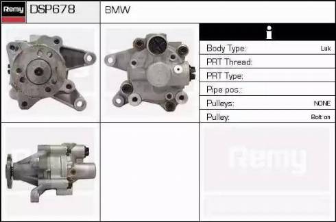 Remy DSP678 - Гідравлічний насос, рульове управління, ГУР autocars.com.ua