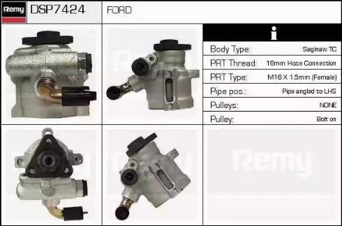 Remy DSP7424 - Гидравлический насос, рулевое управление, ГУР autodnr.net