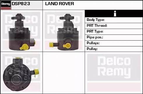 Remy DSP823 - Гідравлічний насос, рульове управління, ГУР autocars.com.ua