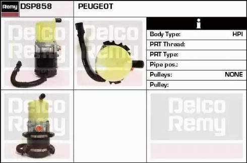 Remy DSP858 - Гідравлічний насос, рульове управління, ГУР autocars.com.ua