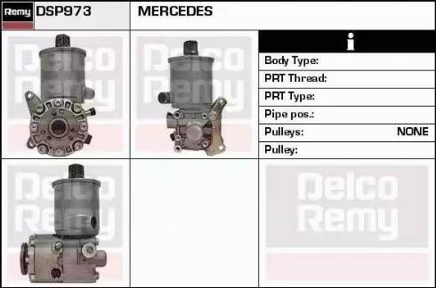 Remy DSP973 - Гідравлічний насос, рульове управління, ГУР autocars.com.ua