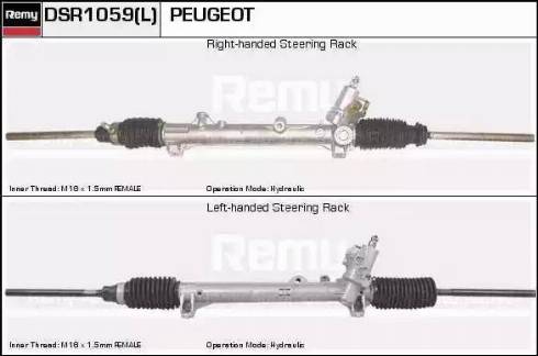 Remy DSR1059L - Рульовий механізм, рейка autocars.com.ua