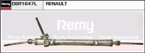 Remy DSR1647L - Рульовий механізм, рейка autocars.com.ua