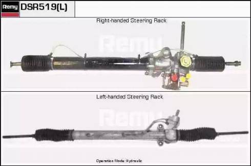 Remy DSR519L - Рульовий механізм, рейка autocars.com.ua