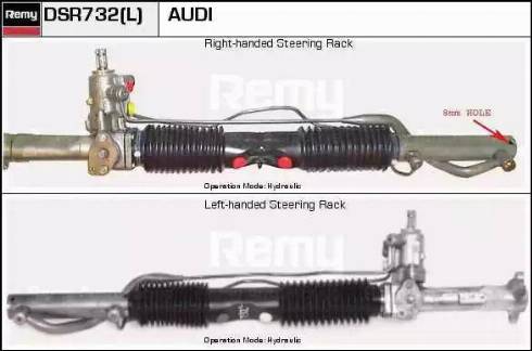 Remy DSR732L - Рульовий механізм, рейка autocars.com.ua