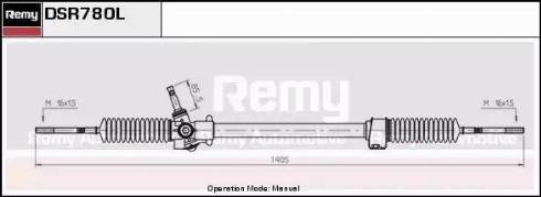 Remy DSR780L - Рульовий механізм, рейка autocars.com.ua